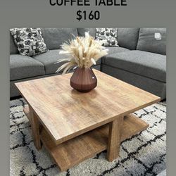 Two Tier Square Coffee Table