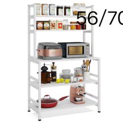 🔥🔥🔥Tribesigns Contemporary/Modern White Metal  rack