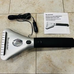 Brookstone Heated Electric Windshield Scraper for $22