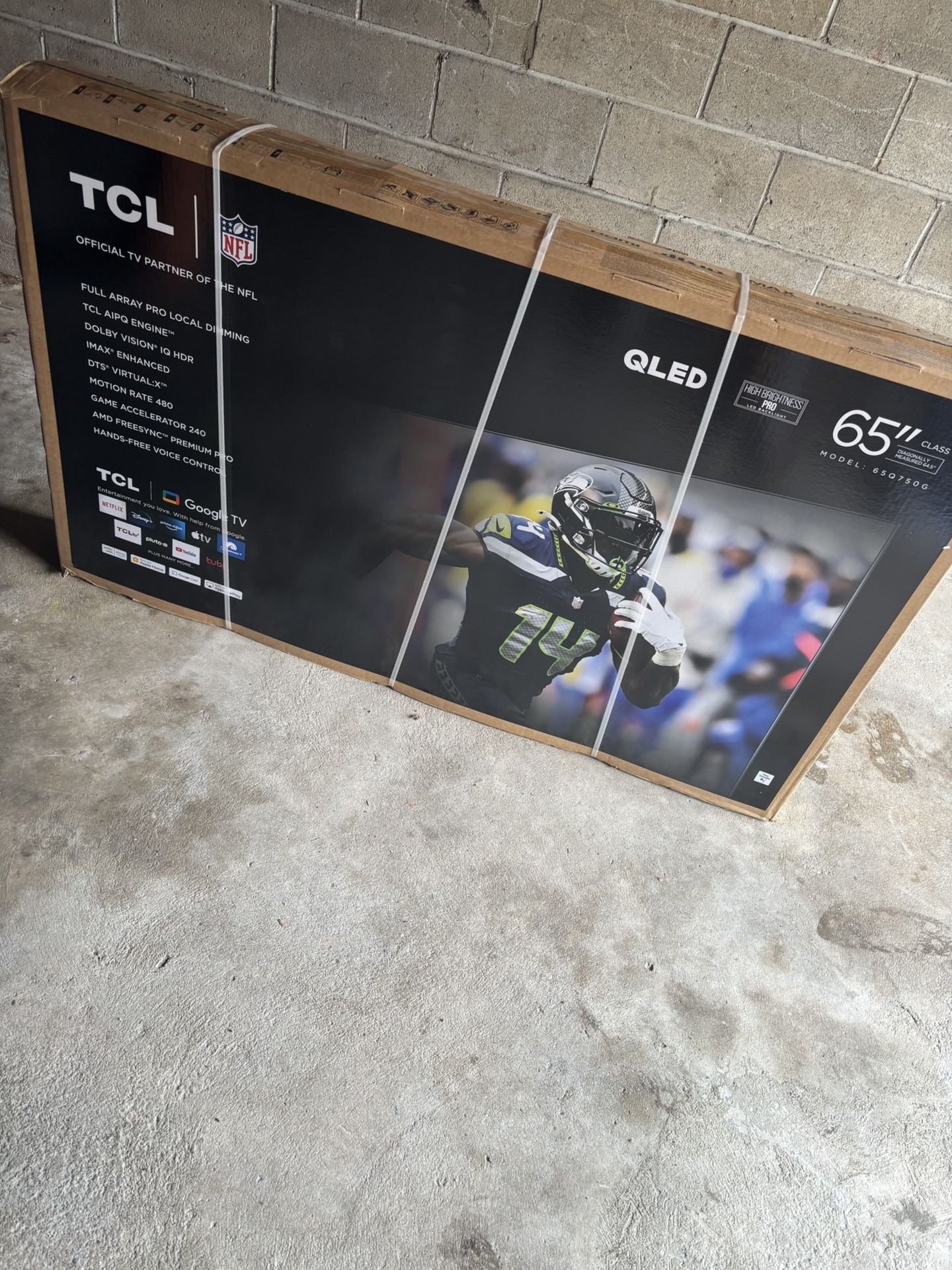 65 Inch TLV Qled Google Tv