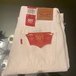Levi’s Women White Jeans Distressed Size 28x26