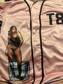 Tate McRae Satin Pink Jersey