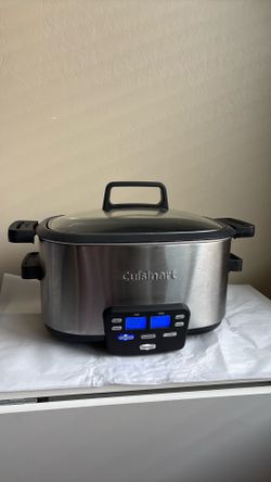 Cuisinart MSC-600 6 Quart 3-in-1 Multifunction Cooker - Slow Cook, Steam