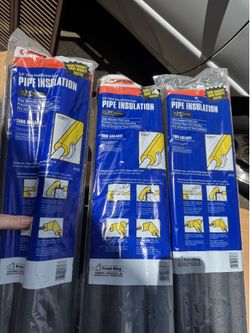 3/4 pipe insulation foam