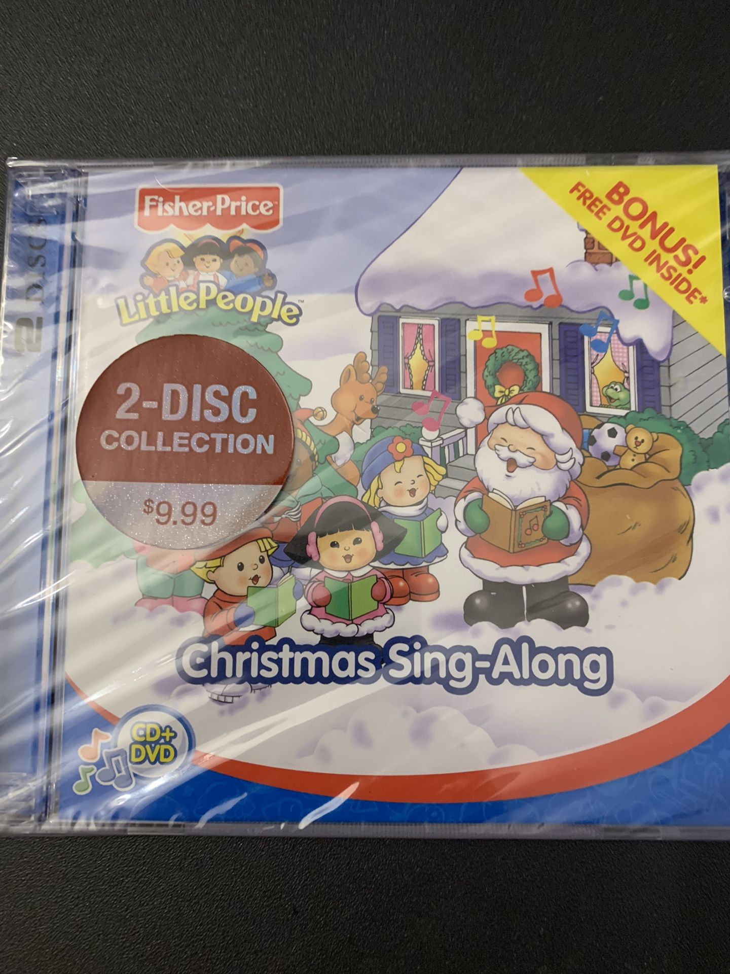 Fisher-Price Little People CHRISTMAS SING-ALONG (CD + DVD) NEW!