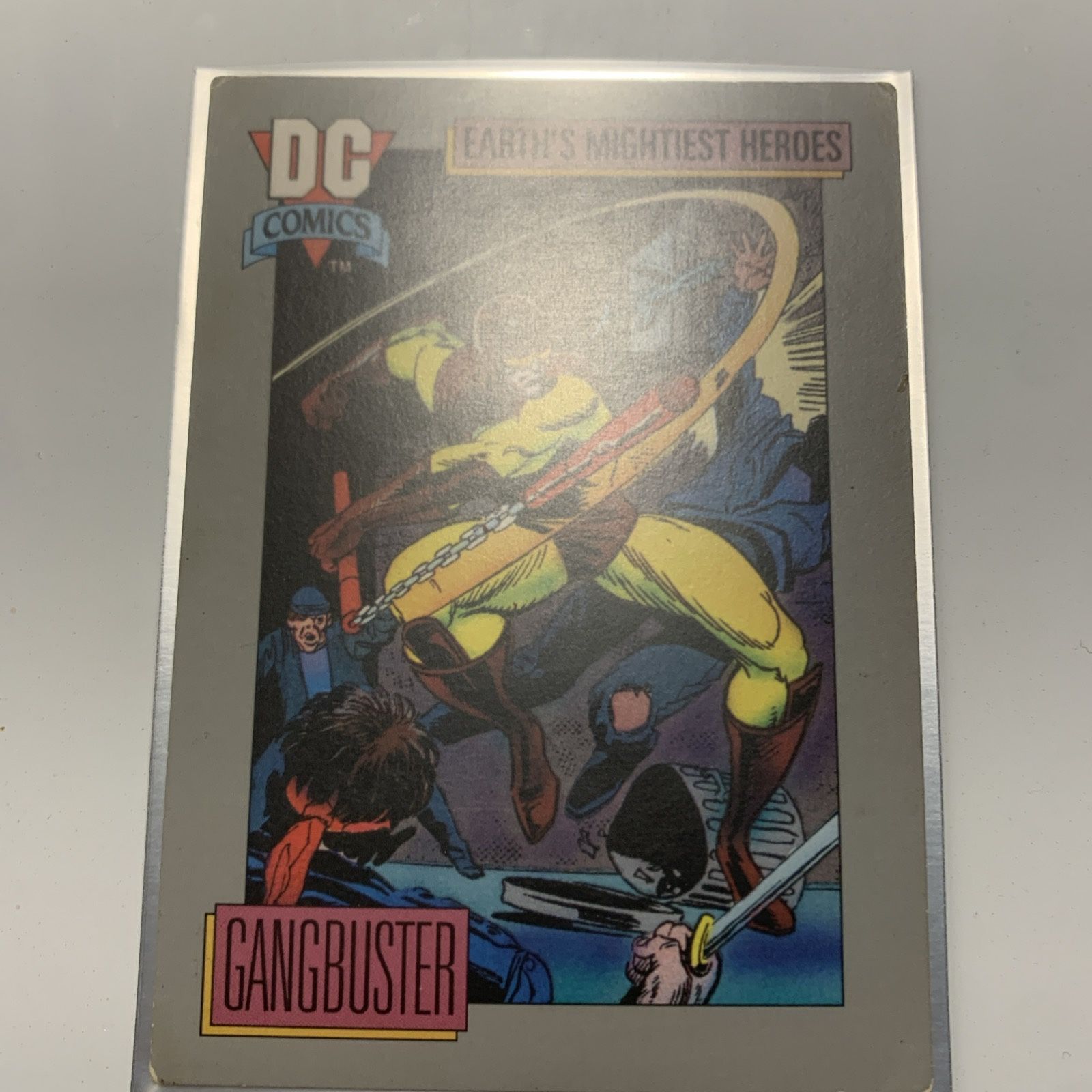 Gangbuster Earths Mighty Hero’s Trading Card 1991