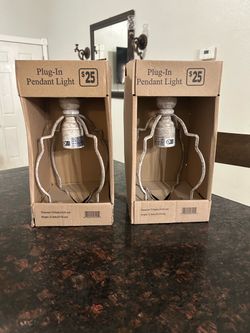 Plug in hanging  pendant lights