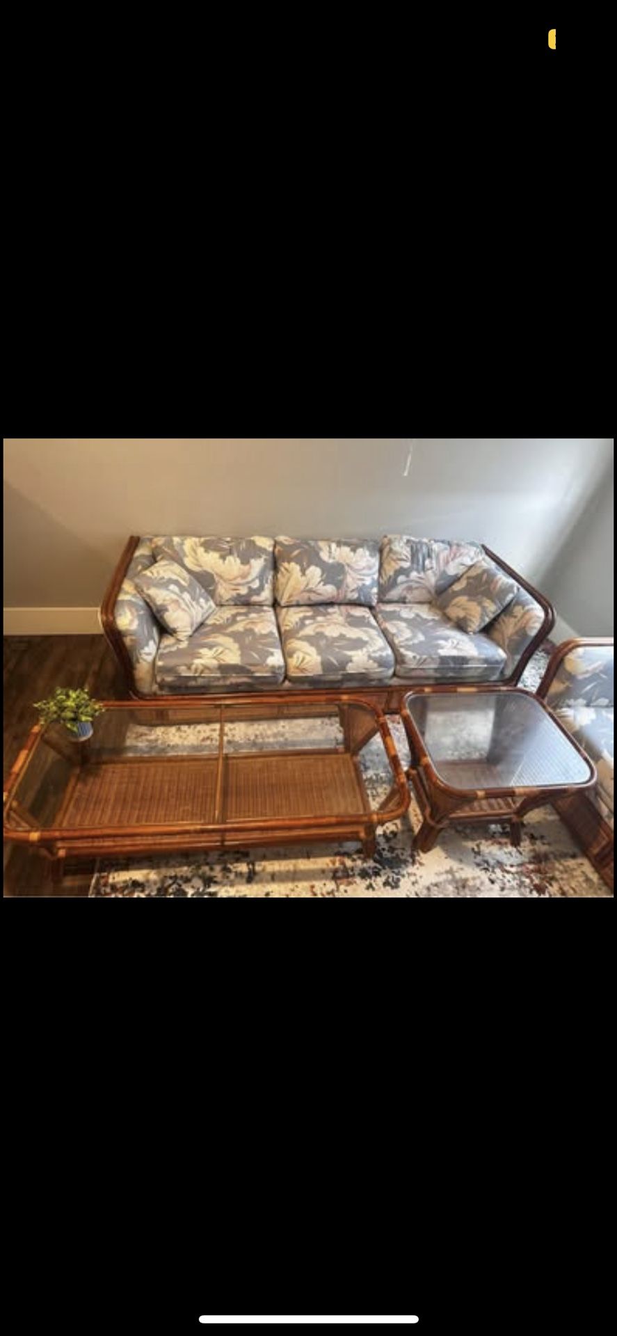 Move Out Sale.! Sofa, chair, coffee table and end table