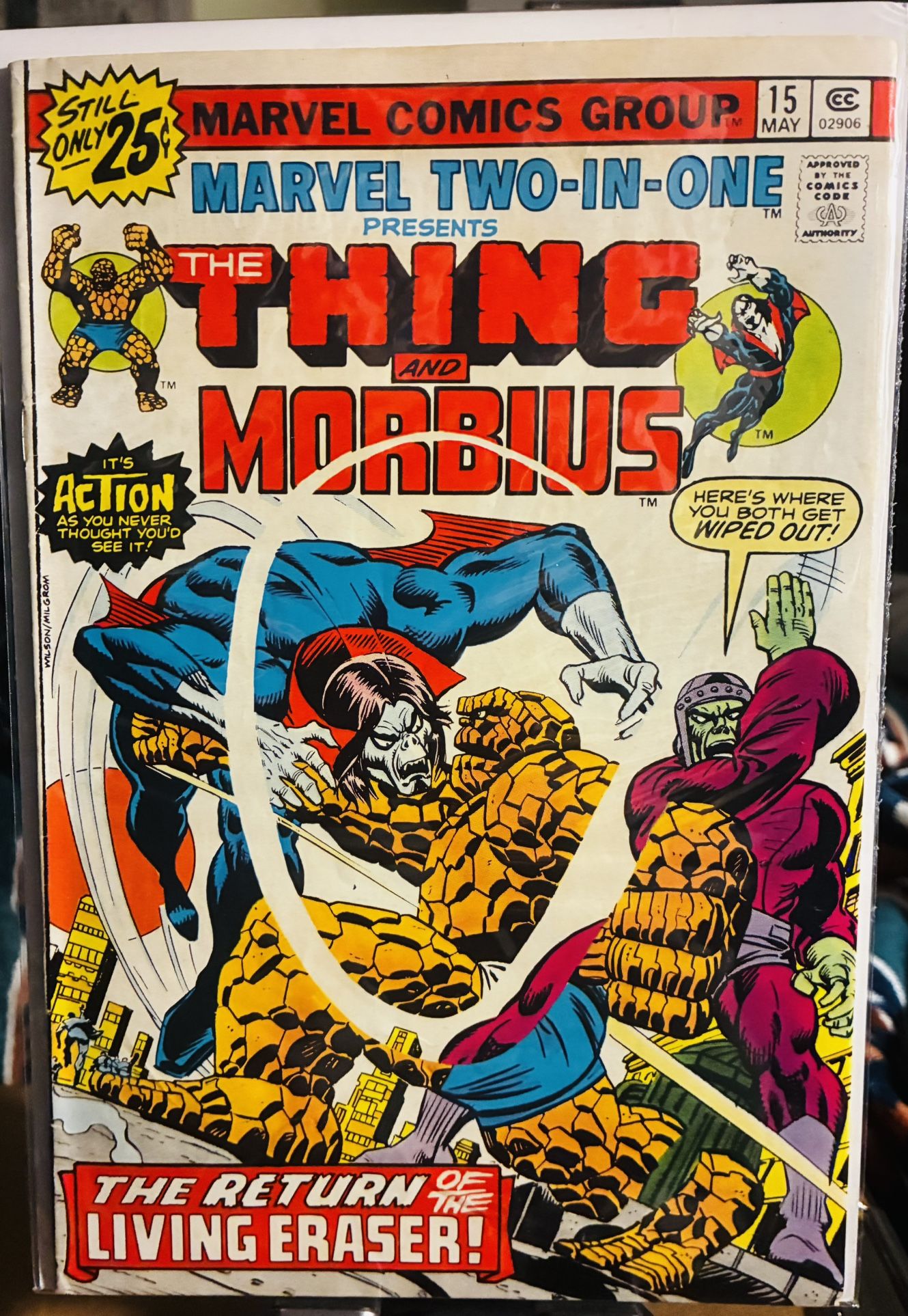 Marvel Comics #15A Marvel Two-In-One, Vol. 1 The Return of the Living Eraser 1978!