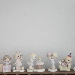 Precious Moments Porcelain Figurines 