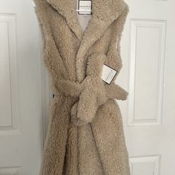 Bagatelle Women Beige Teddy Vest 