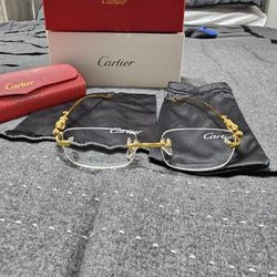 Cartier Gold  Sunglasses