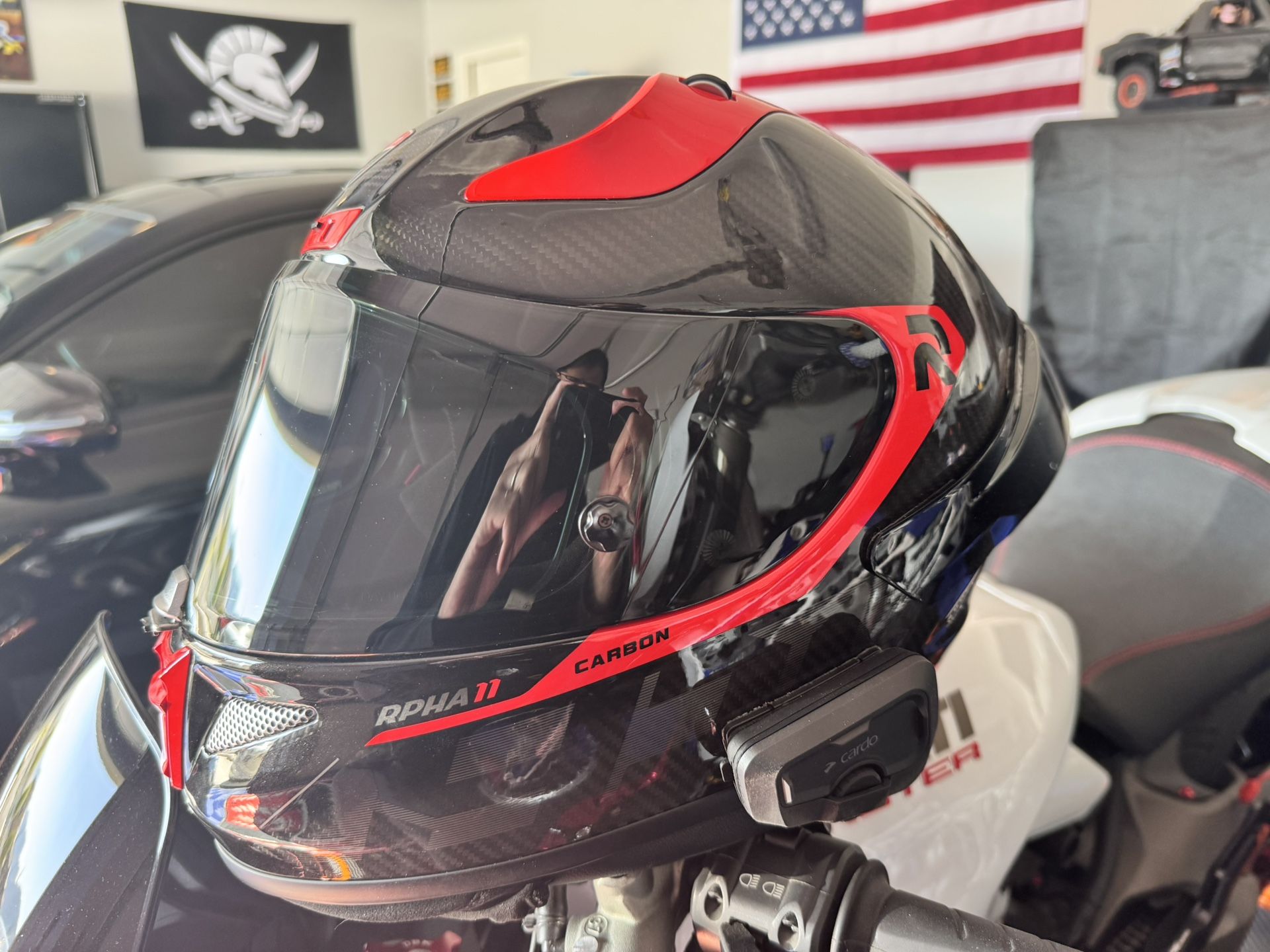 HJC RPHA 11 Carbon Helmet With Cardo Bluetooth