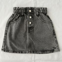 Little Girls Mango Denim Skirt