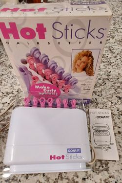Conair Hot Sticks Flexible Roller System Quick Pageant Spiral Curlers Tested