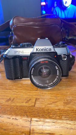 FT-1 MOTOR KONICA 35 MM. CAMERA WITH STRAP AND 50MM LENS