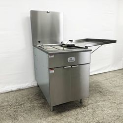 NSF Flat Bottom Funnel Cake Donut Fryer NG GF-18P