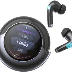 new AI Translation Earbuds Real Time, 157 Languages 2-Way Translator Earbuds with Call Translation, 3-in-1 Interpreter, 40H Playtime, Audifonos Traduc