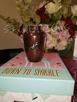 Makeup Brush Holder (Hand painted)