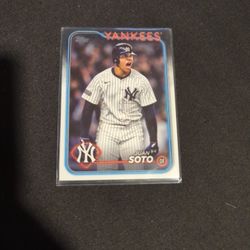 2024 Topps Update  (US 1 Juan Soto ) ,New York Yankees 