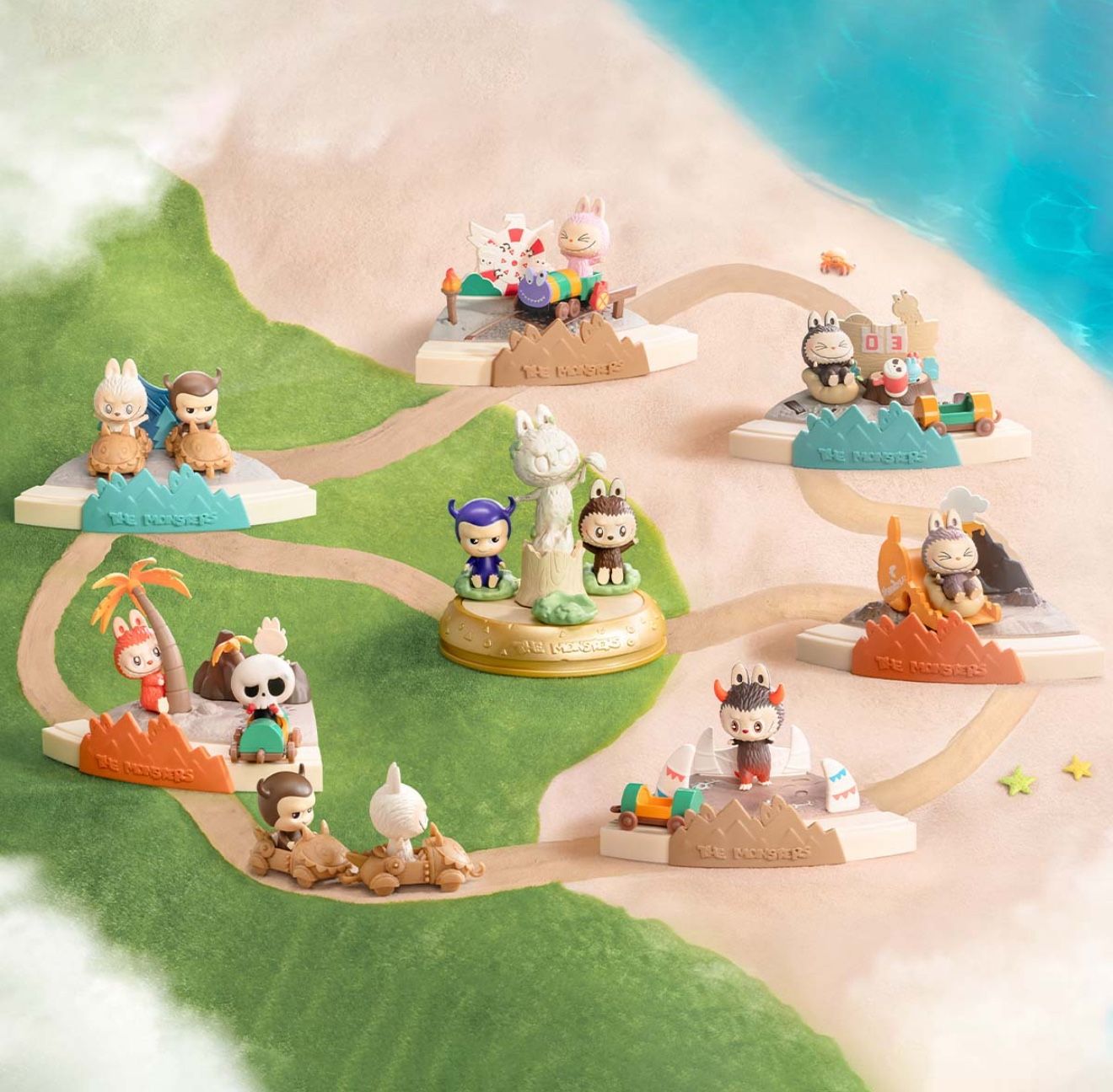 Labubu MONSTERS Playing Games Series Scene Sets, Blind Box, Mystery Box