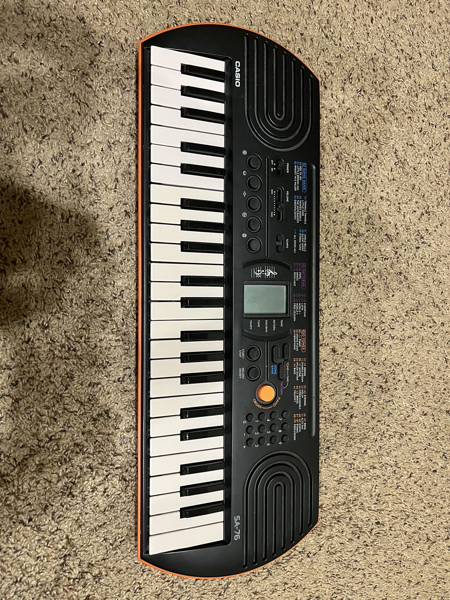 Casio Sa 76 Mini Keyboard Casio SA 76 44 Key Mini Personal