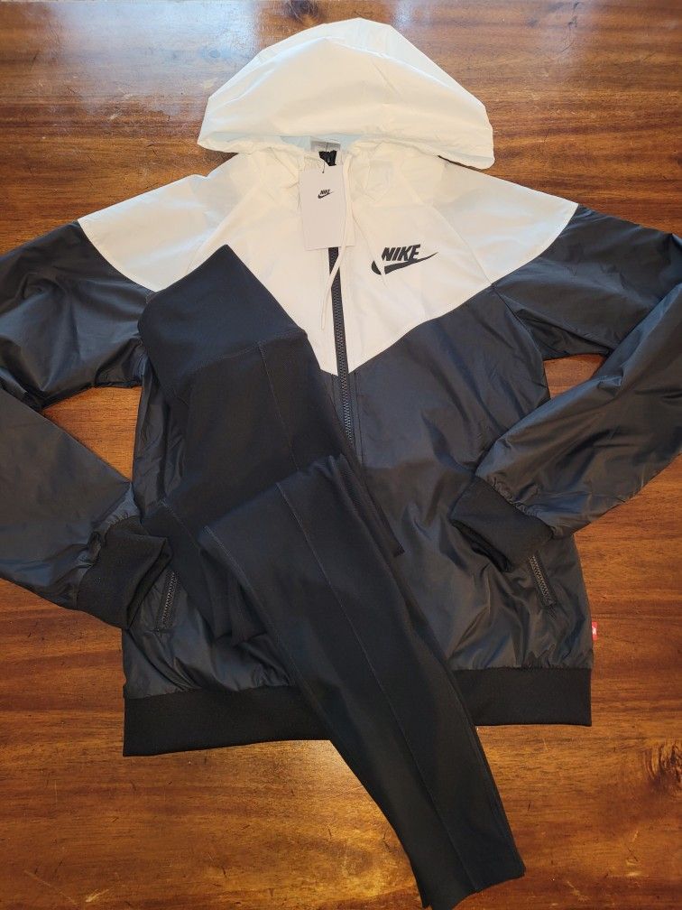 Women's Nike Windbreaker & leggings Combo Set 