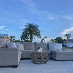 Large Grey Sectional