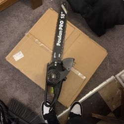 Poulan Pro 18” Chain Saw 