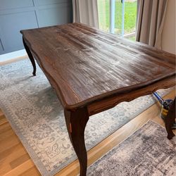 Beautiful wood dining table