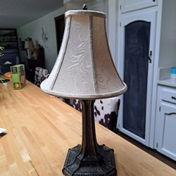 Vintage Metal Lamp And Shade