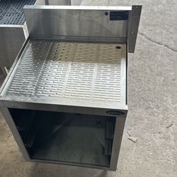 Used Glass Storage Cabinet 