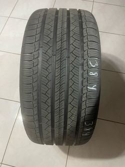 295/40/20. One used Michelin latitude tour, HP tire like new.