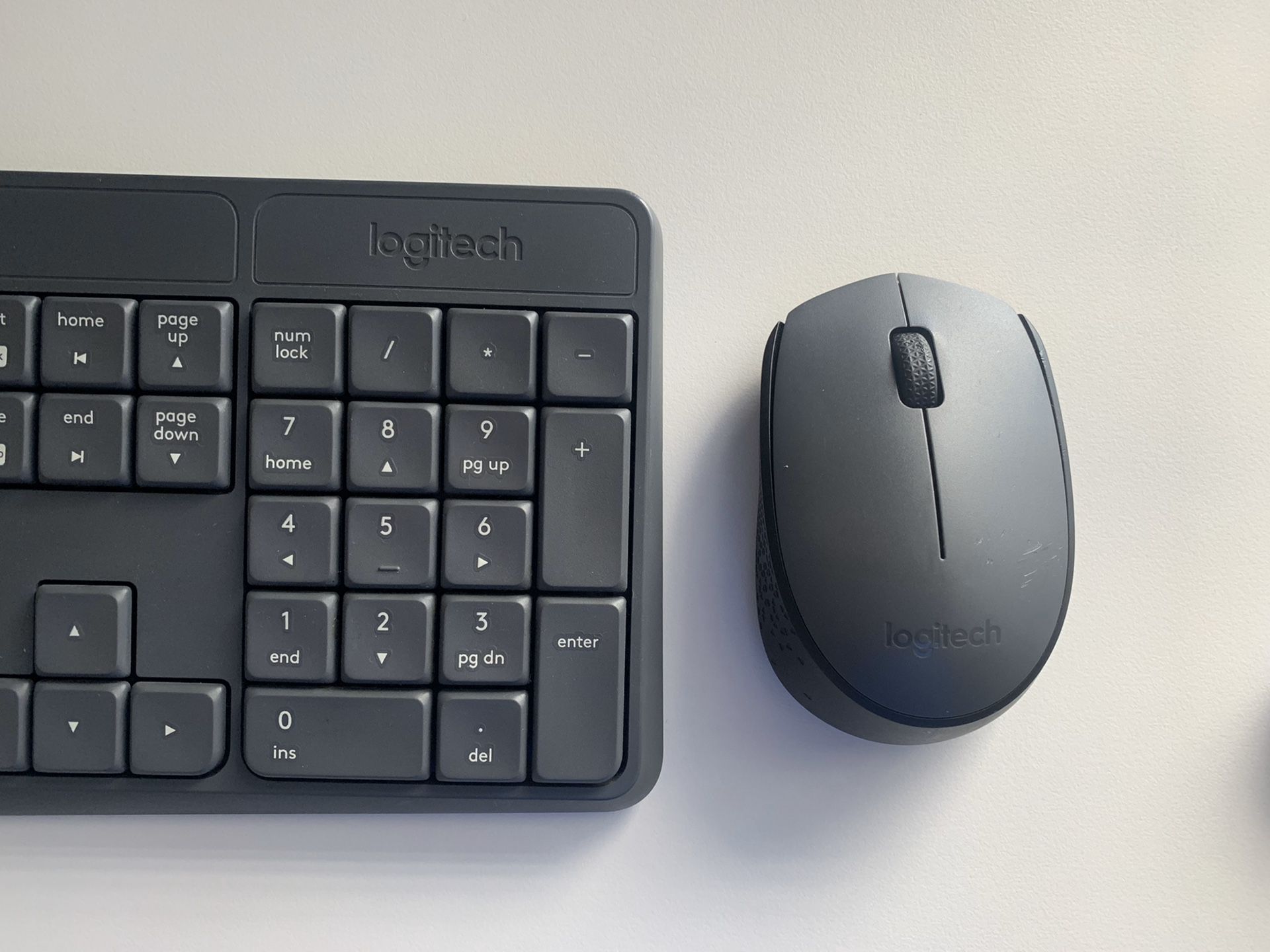 Wireless Logitech Mouse and Keyboard via 1 USB