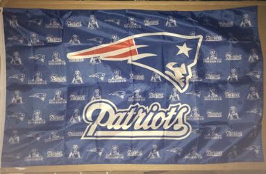 New England Patriots logo banner