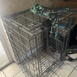 Dog Cage With Other Accessories 