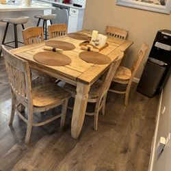 Kitchen Table 6 Chairs