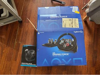 Logitech G G29 Driving Force Racing Wheel & Pedals w/ Shifter for PS5/PS4/PC