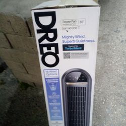 Brand New In The Box DREO Tower Fan 36" Mighty Wind Superb Quietness 