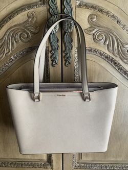Brand New Calvin Klein Saffiano Tote… See Dimensions In Last Pic… Brand New, No Tags