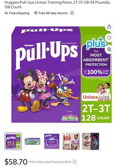 2-3T pull up diapers