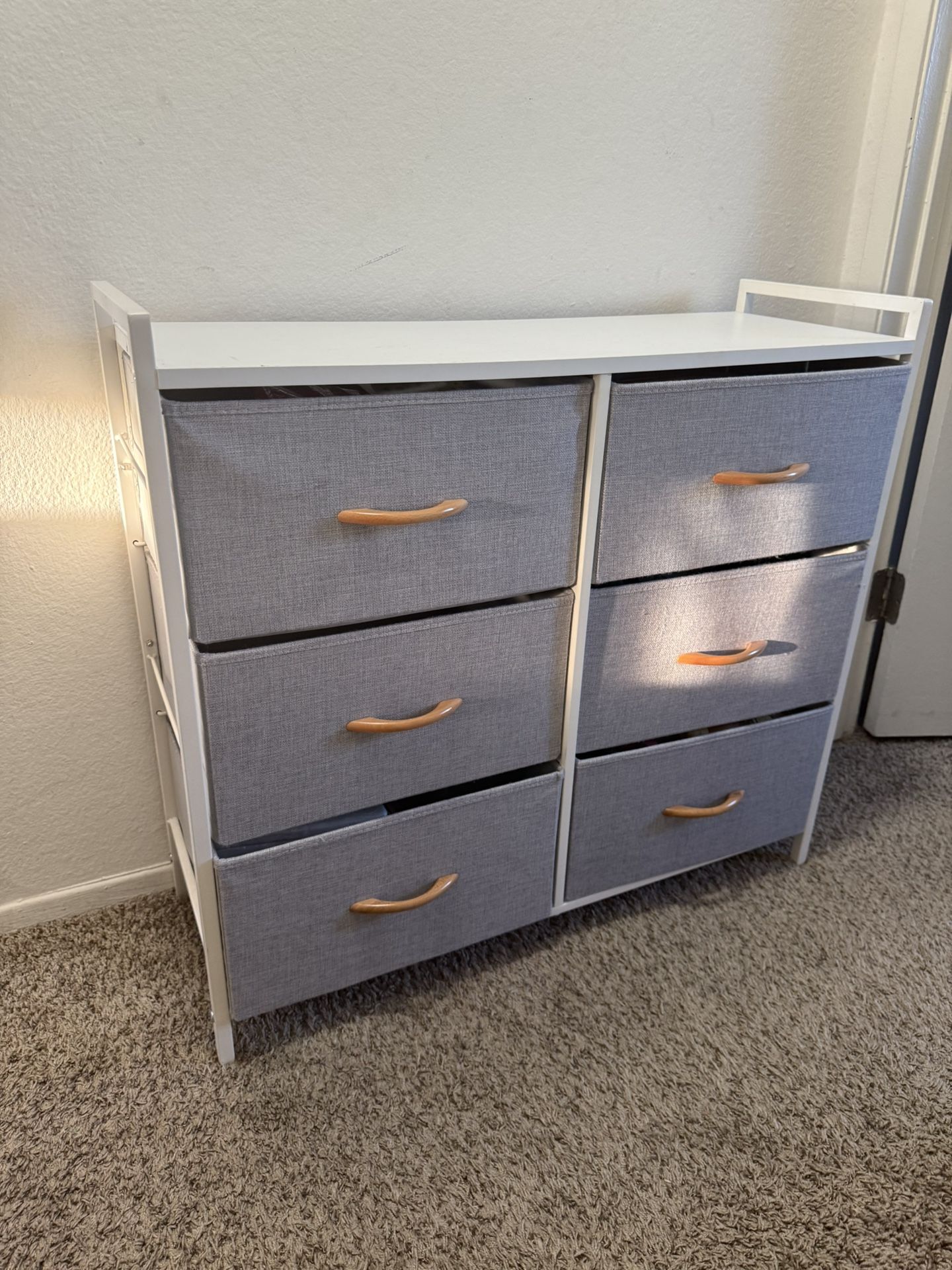 Dresser Organizer with 6 Drawers,Fabric Storage Dresser Tower
