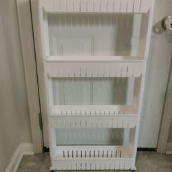 4 Shelf Plastic Storage Organizer  