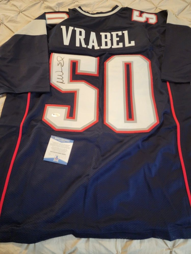 Mike Vrabel Signed New England Patriots Jersey