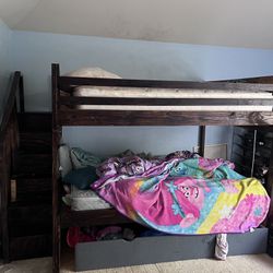 Custom Made Queen Size Bunk Bed 