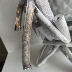 Vintage Rare 925 Italy  bracelet, 19.5 grams, L: 7.5 inches