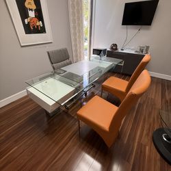 Glass Office Desk