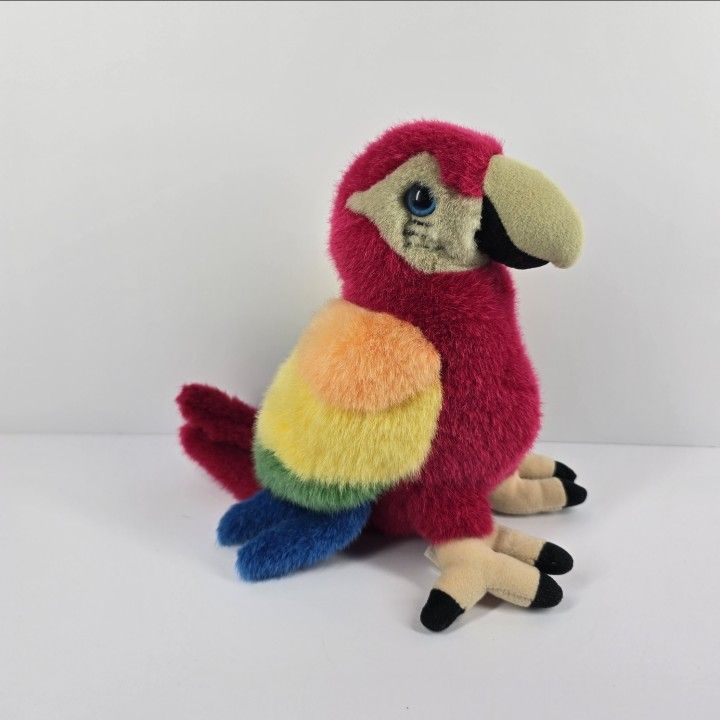 VTG Walt Disney World Macaw Parrot Plush 9" Stuffed Animal Kingdom Bird Store