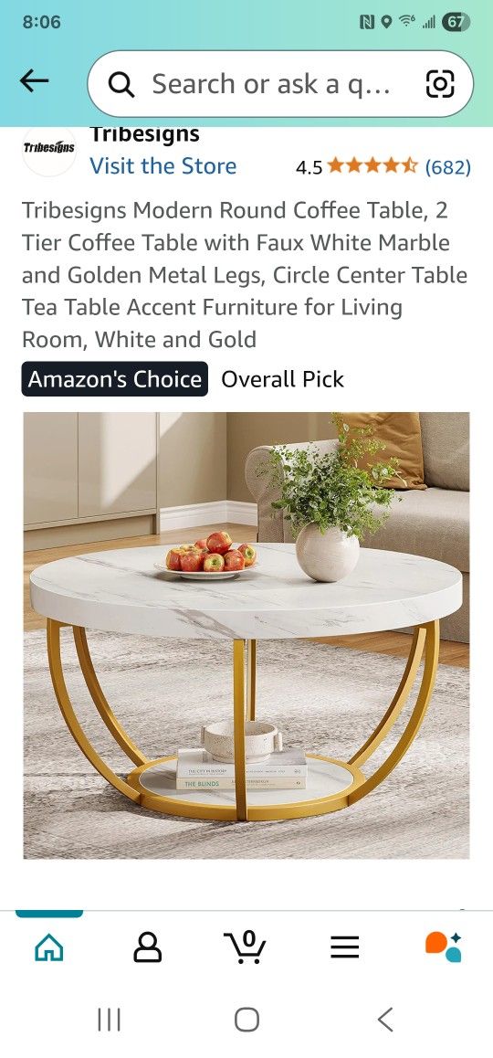 Round Coffee Table