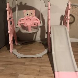 Swing and Slide Set For Toddler 